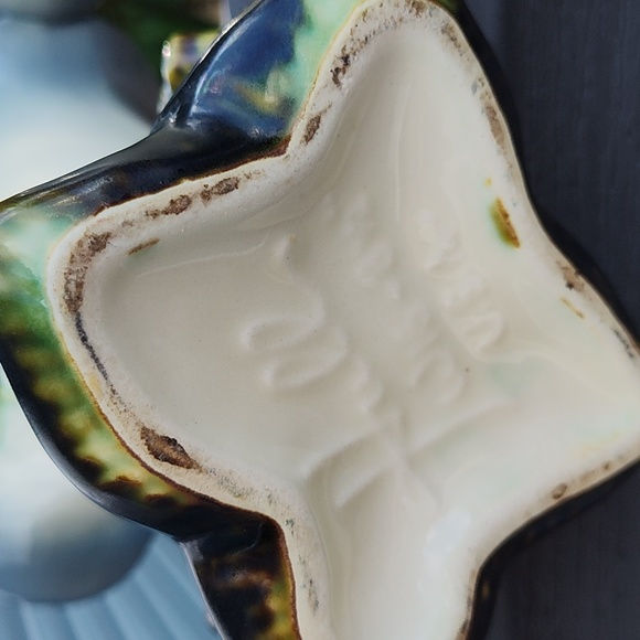 Hand Painted Hull Pottery Pair Ceramic Vintage Decorative Vases Floral - Picture 4 of 7